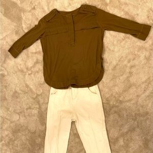 Madewell popover shirt